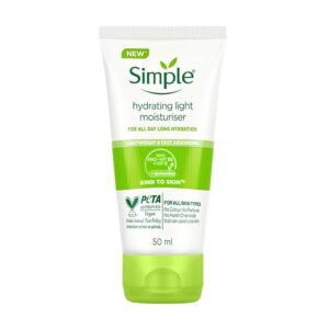 Simple Hydrating Light Moisturiser for Face | Lightweight Daily Face Moisturizer (125ml)