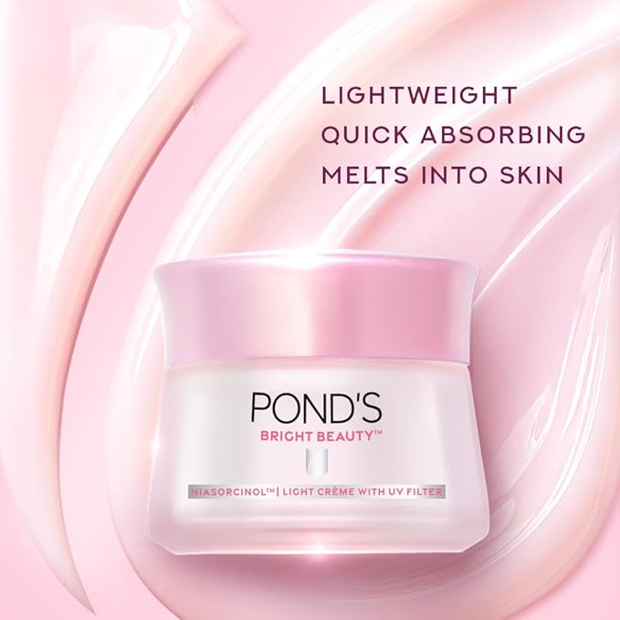 Pond's Bright Beauty Light Cream with UV Filter & Niacinamide 35g | Brightening Face Cream - Image 3