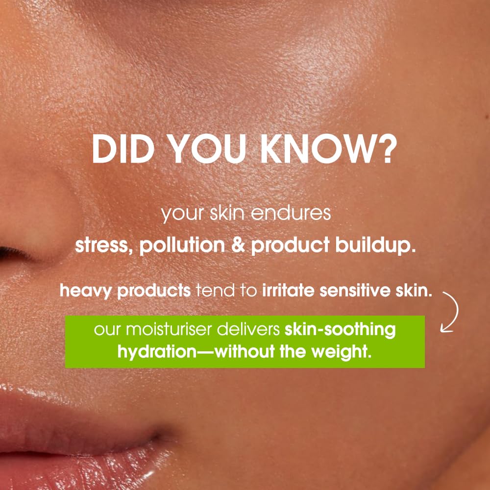 Simple Hydrating Light Moisturiser for Face | Lightweight Daily Face Moisturizer (125ml) - Image 6