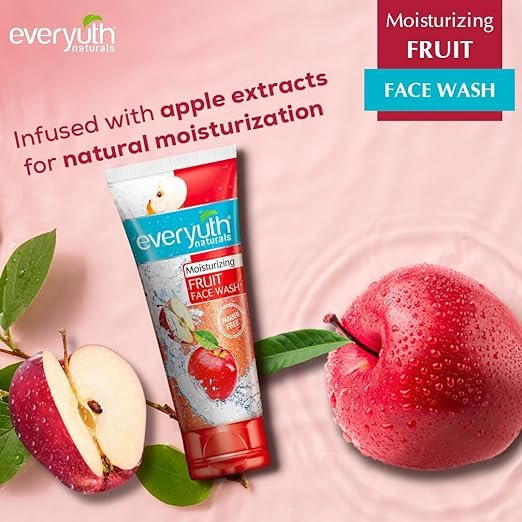 Everyuth Naturals Moisturizing Fruit Gel Face Wash 150g | Refreshing Facial Cleanser - Image 3