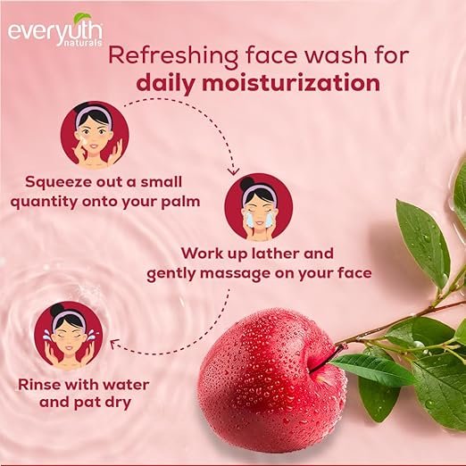 Everyuth Naturals Moisturizing Fruit Gel Face Wash 150g | Refreshing Facial Cleanser - Image 4