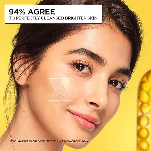 Garnier Skin Naturals, Facewash, Cleansing and Brightening, Bright Complete, 100 g - Image 5