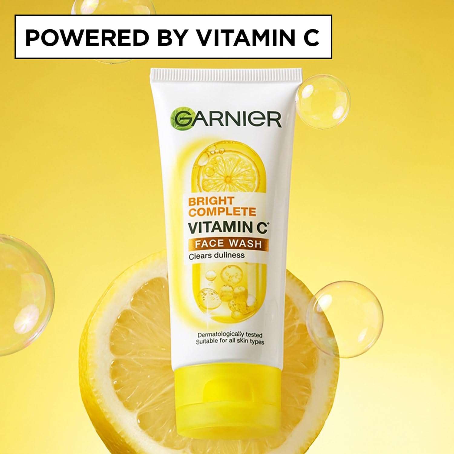 Garnier Skin Naturals, Facewash, Cleansing and Brightening, Bright Complete, 100 g - Image 4